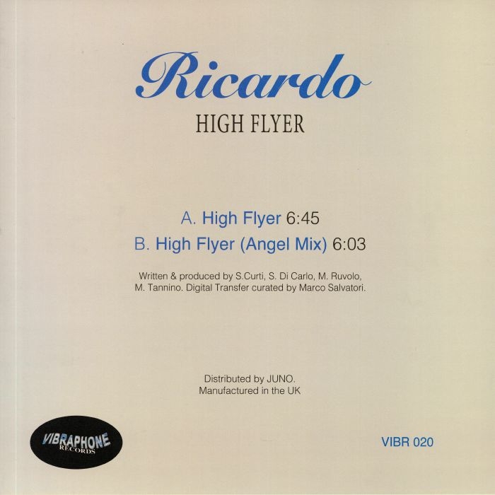 ( VIBR 020 ) RICARDO - High Flyer (reissue) (140 gram vinyl 12") Vibraphone