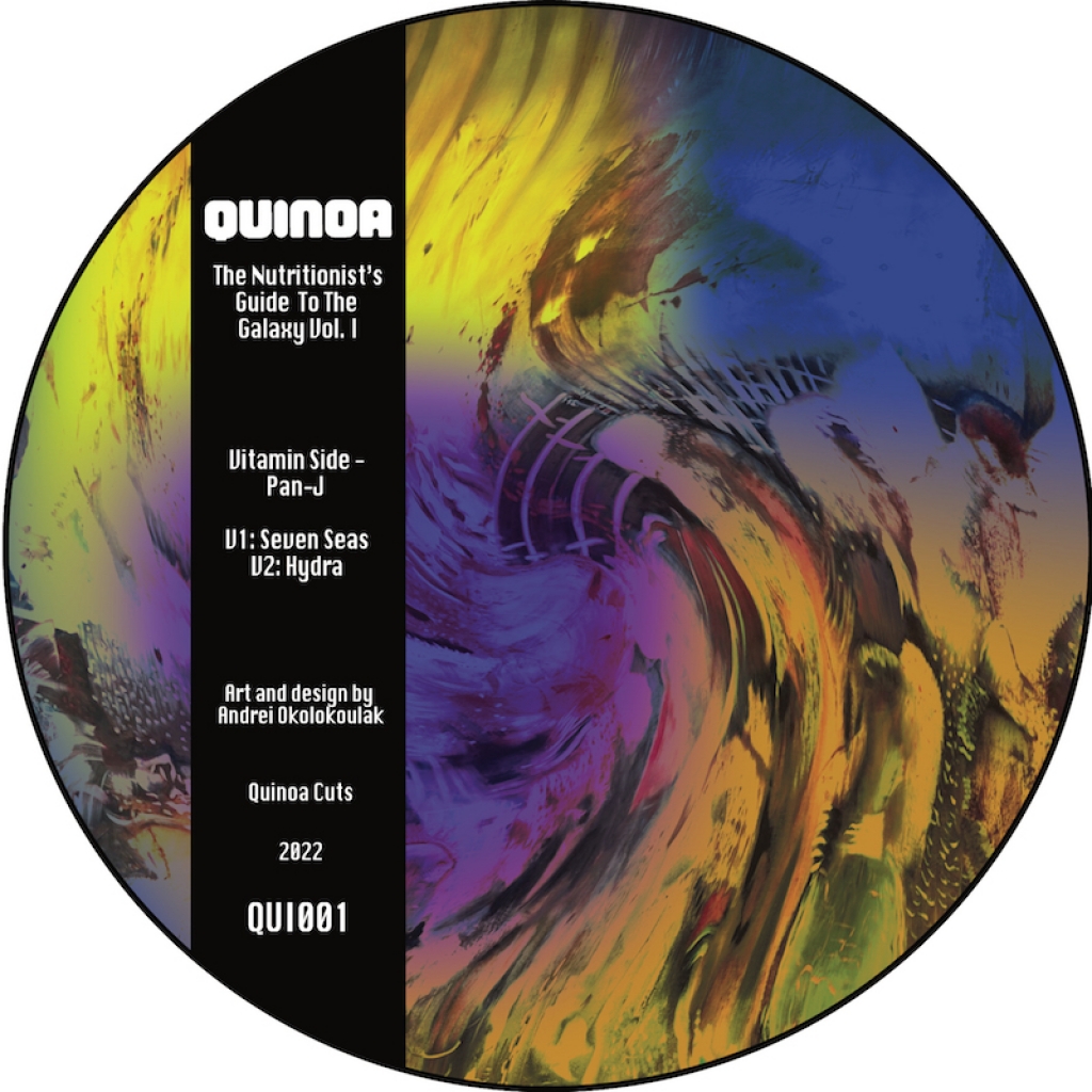 ( QUI-001-33 ) PAN-J, ROMA KHROPKO - The Nutritionist's Guide To The Galaxy ( 12" vinyl ) Quinoa Cuts