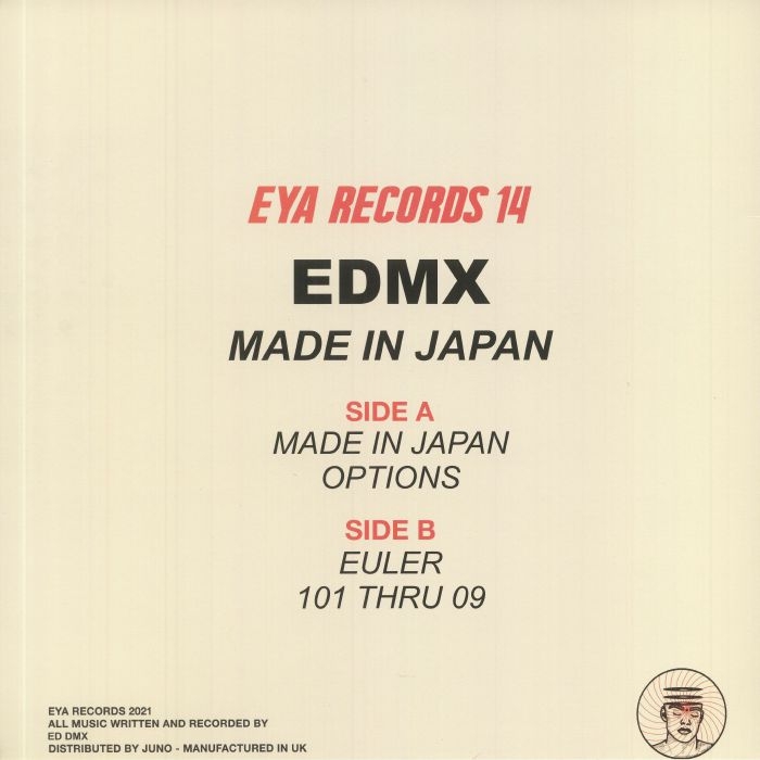 ( EYA 014 ) EDMX - Made In Japan EP (140 gram vinyl 12") Eya