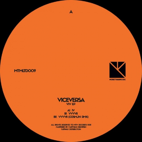 ( MTMLTD 009 ) VICEVERSA - Viv EP (180 gram vinyl 12") MTM Holland