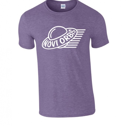 T-Shirt Novi Orbis - Size XXL /  GL64000 purple melange with white stamp