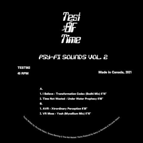 ( TEST 002 ) VARIOUS ARTISTS - Psy-Fi Sounds Vol.1 ( 12" vinyl ) Test Of Time
