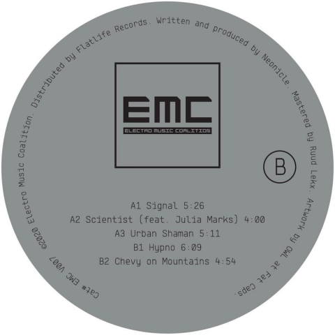 ( EMCV 007 ) NEONICLE - Hypno EP ( 12" vinyl ) Electro Music Coalition