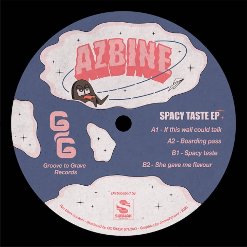 ( GTGR 02 ) AZBINE - Spacy Taste EP ( 12" ) Groove To Grave Records