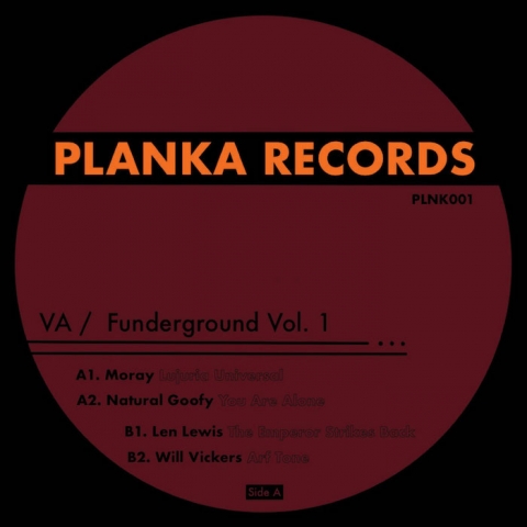 ( PLNK 001 ) VARIOUS ARTISTS - Funderground EP ( 12" ) Planka Records