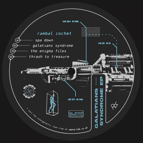 ( SPCLAB 004 ) RAMBAL COCHET - Galatians Syndrome EP ( 12" vinyl ) Space Lab