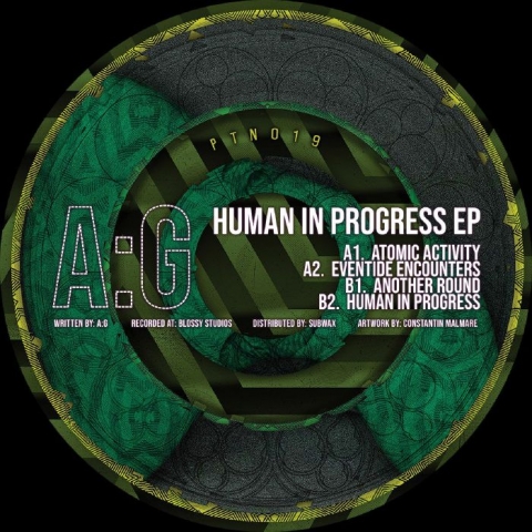 (  PTN 019 ) A:G  - Human In Progress EP (12") Partisan UK