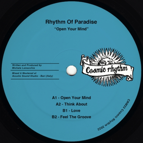 ( CRM 23 ) RHYTHM OF PARADISE - Open Your Mind ( 12" vinyl ) Cosmic Rhythm