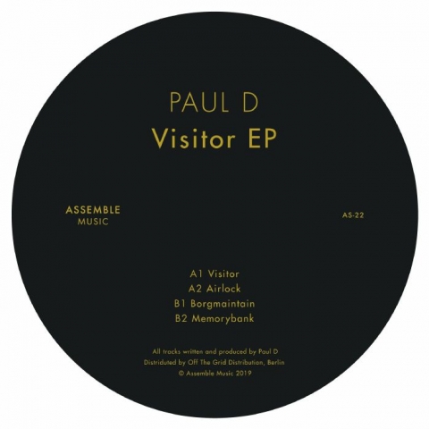 ( AS 22 )  PAUL D - Visitor EP (12") Assemble Music Portugal