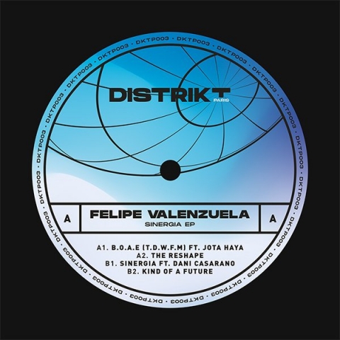 ( DKTP 003 ) FELIPE VALENZUELA - Sinergia EP ( 12" vinyl ) Distrikt Paris