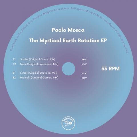 ( BR 01 ) PAOLO MOSCA - The Mystical Earth Rottion EP ( 12" vinyl ) Background Rimini