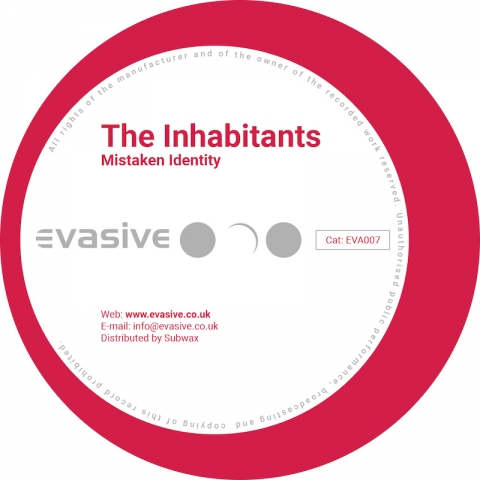 ( EVA 007 ) THE INHABITANTS - Mistaken Identity ( 12" reissue ) Evasive Records