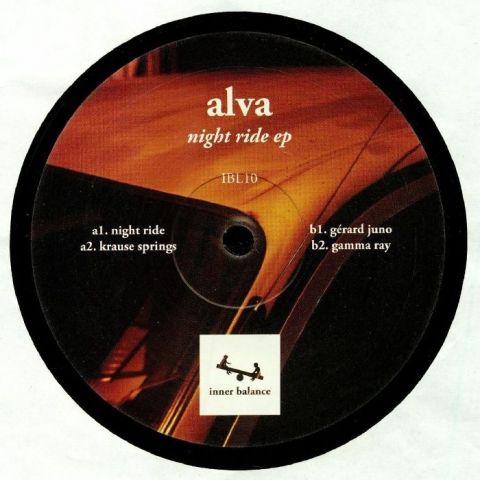 (  IBL 10 )  ALVA - Night Ride EP (heavyweight vinyl 12") Inner Balance US