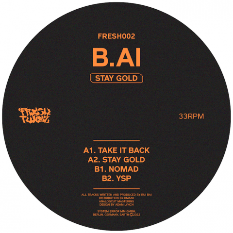 ( FRESH 002 ) B .AI - Stay Gold ( 12" ) Fresh Tunez