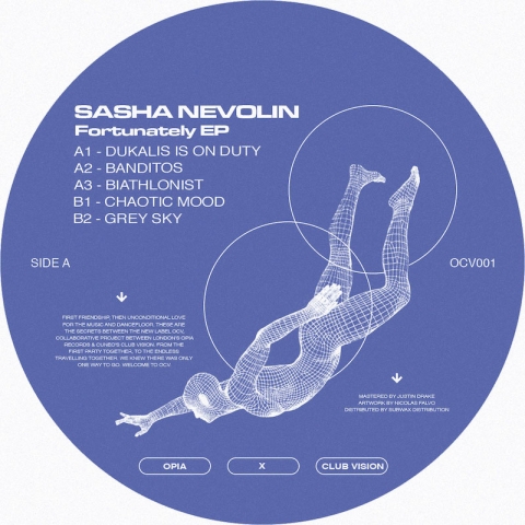 ( OCV 001 ) SASHA NEVOLIN - Fortunately EP ( 12" vinyl ) OCV Records