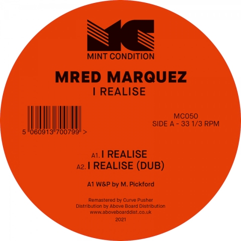 ( MC 050 ) MRED MARQUEZ - I relise ( 12" ) Mint Condition