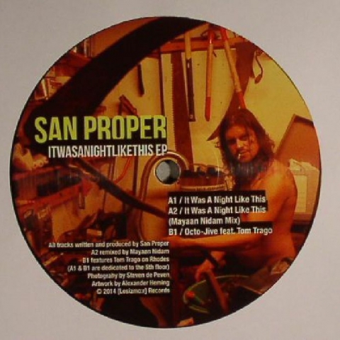 ( LIZM10 ) SAN PROPER -  Itwasanightlikethis EP -  Lessizmore Belgium