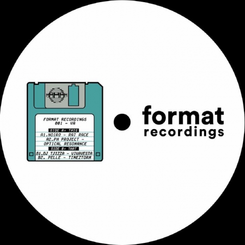 (  FORMAT 001 ) NOIRO / PH PROJECT / DJ TJIZZA / PELLE - FORMAT 001 (12") Format Recordings