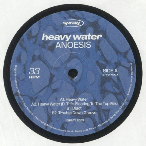 ( SPRAY 003 ) ANOESIS - Heavy Water (12") Spray Germany