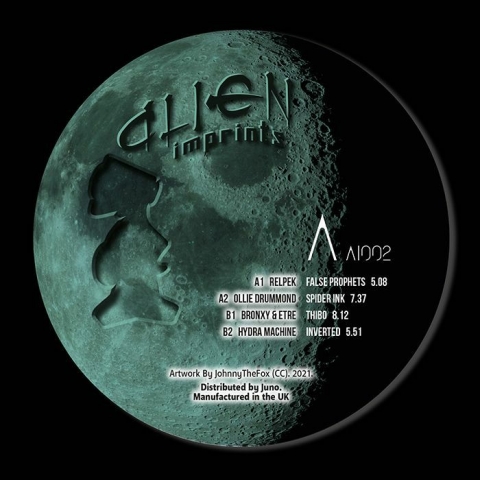 ( AI 002 ) VARIOUS ARTISTS - Visitors Vol.1 ( 12" vinyl ) Alien Imprints