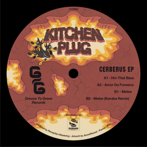 ( GTGR 03 ) KITCHEN PLUG - Cerberus EP ( 12" ) Groove To Grave Records