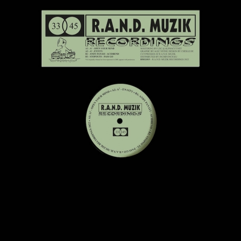 ( RM 12015 ) VARIOUS ARTISTS - RM12015 ( 12" vinyl ) R.A.N.D. Muzik
