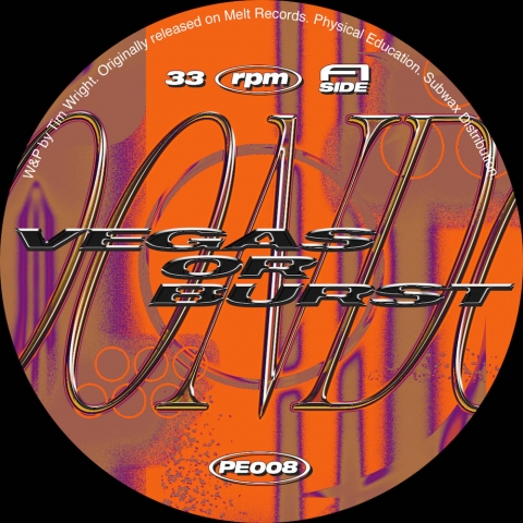 ( PE 008 ) MOONDOG - Vegas Of Burst ( 12" vinyl 1997 reissue ) Physical Education