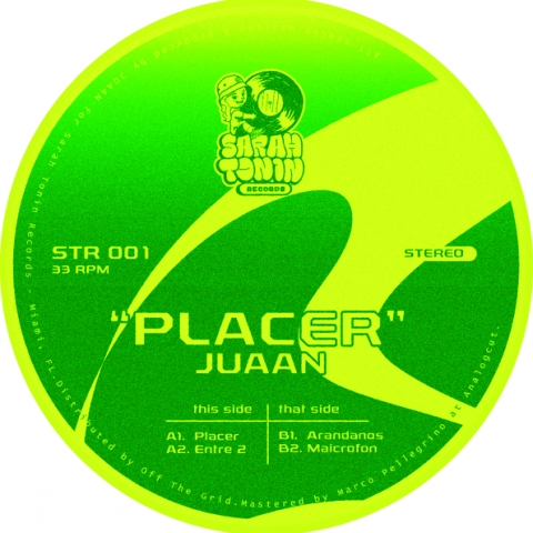 ( STR 001 ) JUAAN - Placer EP - 1 per customer  ( 12" ) Sarah Tonin Records