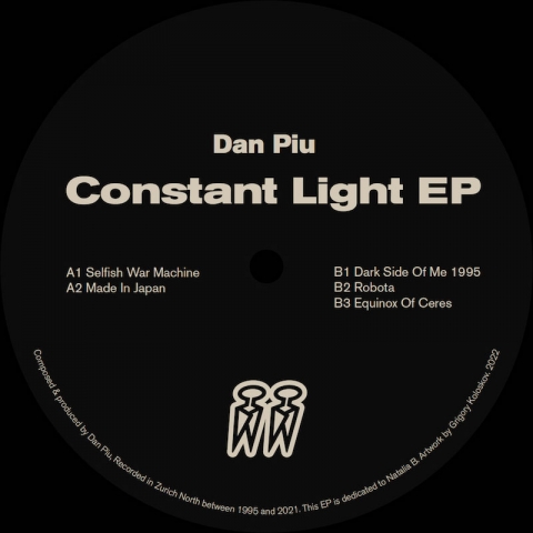 ( SKKB 018 ) DAN PIU - Constant Light EP ( 12" vinyl ) Sakskøbing