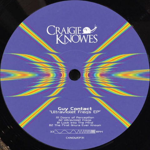 (CKNOWEP 31 ) GUY CONTACT -  Ultraviolet Freqs EP (12") Craigie Knowes