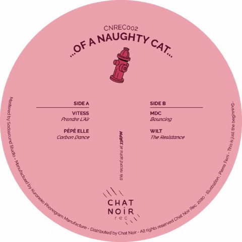 ( CNREC 002 ) VITESS / PEPE ELLE / MDC / WILT - Of A Naughty Cat (12") Chat Noir