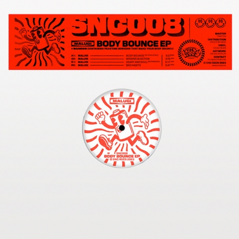 ( SNC 008 ) MALUGI - Body Bounce EP ( 12" ) SNC RECS