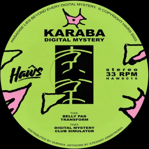 ( HAWS 016 ) KARABA - Digital Mystery (12") Haws