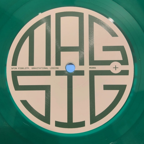 ( MS 006 ) SPIN FIDELITY - Gavitational Lensing ( 12" Limited Edition, Green Translucent ) Magnonic Signals