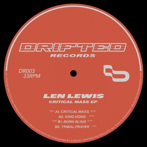 ( DR 003 ) Len LEWIS - Critical Mass EP (12") Drifted