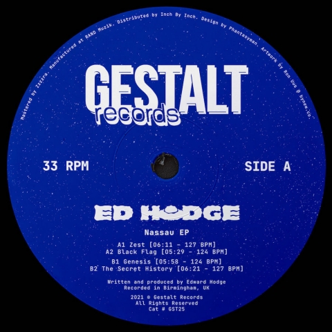 ( GST 25 ) ED HODGE - Nassau EP ( 12" vinyl ) Gestait Records