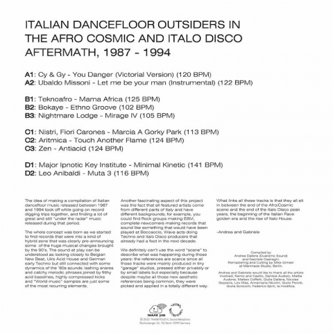 ( THANKYOU 014 ) VARIOUS ARTISTS - Italian Dancefloor 1987-1994 ( 2LP ) Thank You