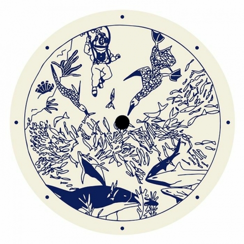 ( DW 02 ) GROENOGEN / SOYOUZ / HUMAN LOGO / SANS SUCRE / SOLIDWOOD - Synchronized Hunting (12") Distant Waters France