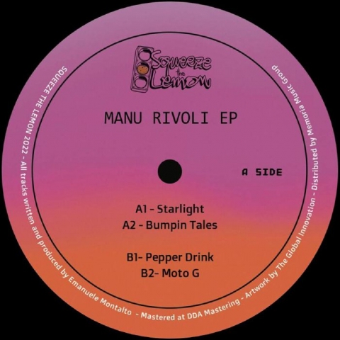 ( STL 004 ) Emanuele MONTALTO - Manu Rivoli EP (12") Squeeze The Lemon Italy