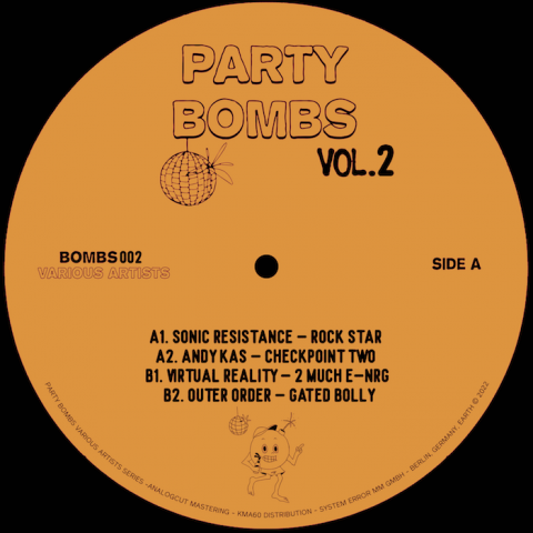 ( BOMBS 002 ) VARIOUS ARTISTS - Party Bombs Vol 2 ( 12" ) Party Bombs