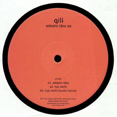 ( AFRV 003 ) QILI - Adepto Idea EP (heavyweight vinyl 12") - Aforisme Holland