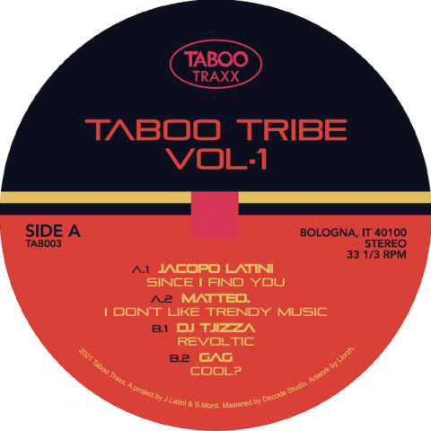 ( TAB 003 ) VARIOUS ARTISTS - Taboo Tribe Vol.1 ( 12" vinyl ) Taboo Traxx