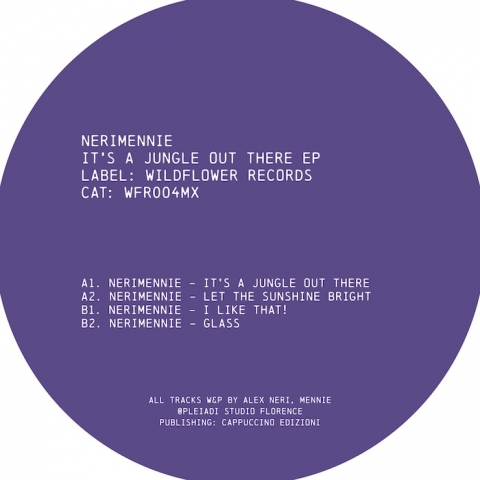 ( WFR 004MX ) NERIMENNIE - It's A Jungle Out There EP ( 12" ) Wildflower Records