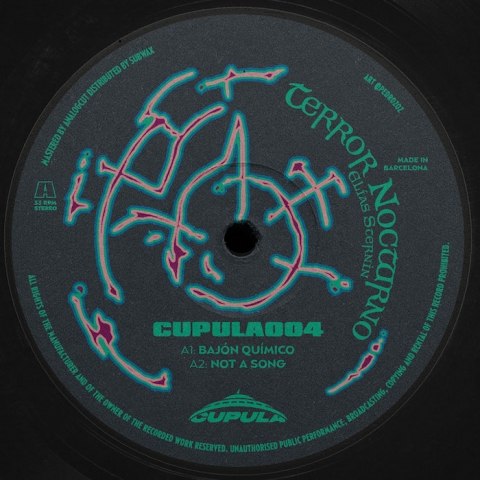 ( CUPULA 004 ) ELIAS STERNIN - Terros Nocturno ( 12" ) Cupula Recordings
