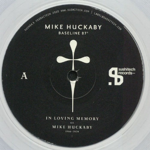 ( SUSH 04.5 ) Mike HUCKABY - Baseline 87 (Sushitech 15th Anniversary reissue) (limited clear vinyl 10") Sushitech