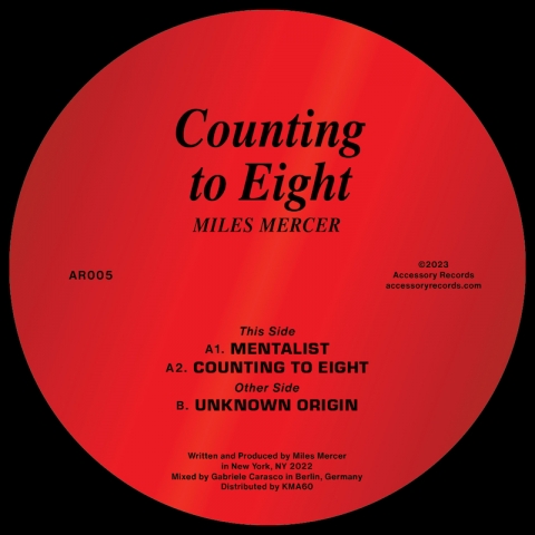 ( AR 005 ) MILES MERCER - Counting To Eight ( 12" ) Accessory Records