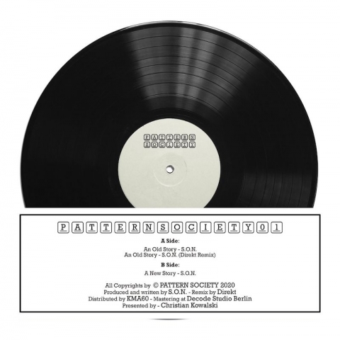 ( PS 001 ) S.O.N. - Storyteller EP ( 12" vinyl ) Pattern Society