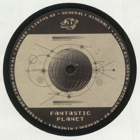 ( FAN 001 ) TROTSKY / GENERALI MINERALI / SEQTA - Fantastic Planet 1 (12") Fantastic Planet