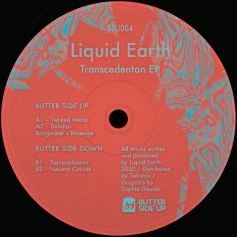 ( BSU 004 ) LIQUID EARTH - Transcedenton EP (12")  Butter Side Up Records