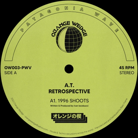 ( OW 003 ) A.T. - Retrospective ( 12" vinyl reissue ) Orange Wedge